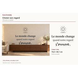 Wall decal A fresh perspective | Fun-Stickers