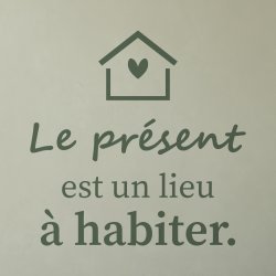 Wall decal Make room for the present | Fun-Stickers