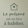 Wall decal Make room for the present | Fun-Stickers
