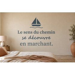 Wall decal Let the path unfold | Fun-Stickers
