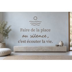 Sticker mural citation — Espace intérieur | Fun-Stickers