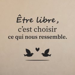 Wall decal Freedom to choose | Fun-Stickers