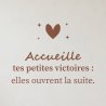 Sticker mural citation — Les petites victoires | Fun-Stickers