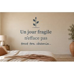 Sticker mural citation — L'élan revient | Fun-Stickers