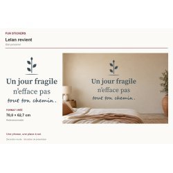 Wall decal Find momentum again | Fun-Stickers