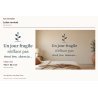 Sticker mural citation — L'élan revient | Fun-Stickers