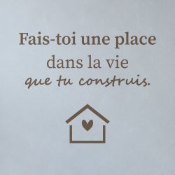 Wall decal Make room for yourself | Fun-Stickers