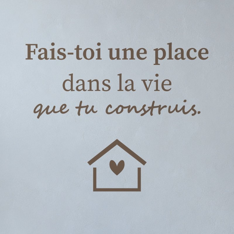 Wall decal Make room for yourself | Fun-Stickers