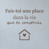 Wall decal Make room for yourself | Fun-Stickers