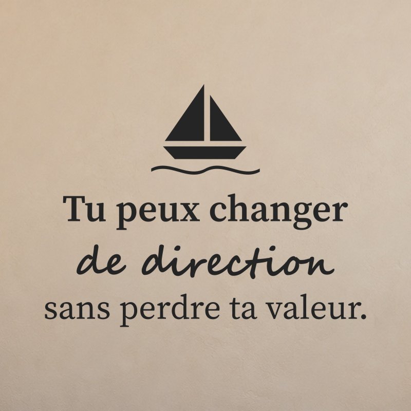 Wall decal Permission to change | Fun-Stickers