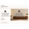 Wall decal Permission to change | Fun-Stickers