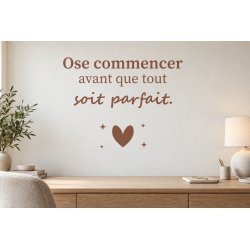 Wall decal Dare to be imperfect | Fun-Stickers