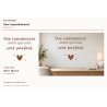 Sticker mural citation — Oser imparfaitement | Fun-Stickers