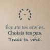Sticker mural citation — Ta propre boussole | Fun-Stickers