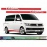 Sticker bande laterale California kit decoration van VW Fun Stickers