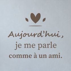 Sticker mural citation — Une promesse douce | Fun-Stickers