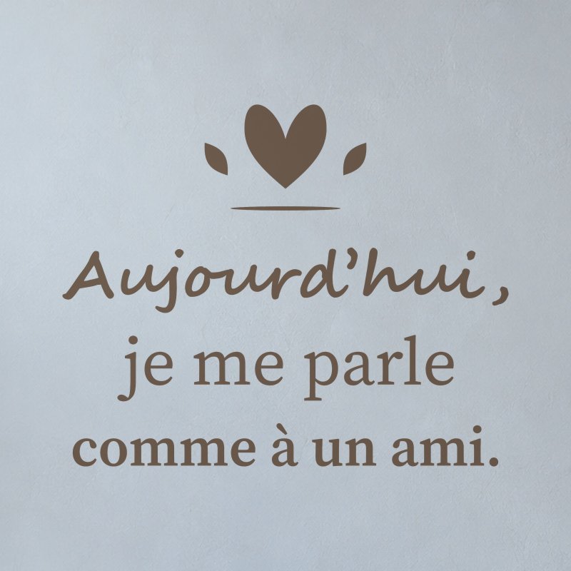 Sticker mural citation — Une promesse douce | Fun-Stickers
