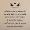 Sticker mural citation — La vie est trop courte | Fun-Stickers