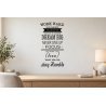 Sticker mural motivation — Work hard | Fun-Stickers