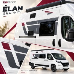 Kit stickers fourgon — Élan Graphite L3 L4 | Fun-Stickers