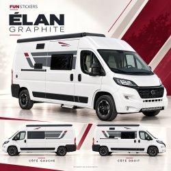 Van decal Élan Graphite L3 L4 | Fun-Stickers