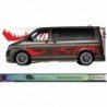 VW Transporter sticker XXL montagne foret kit outdoor van Fun Stickers