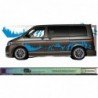VW Transporter sticker XXL montagne foret kit outdoor van Fun Stickers