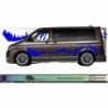 VW Transporter sticker XXL montagne foret kit outdoor van Fun Stickers