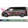 VW Transporter sticker XXL montagne foret kit outdoor van Fun Stickers