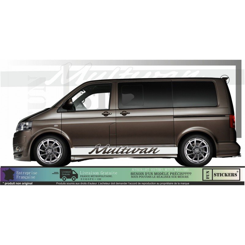 VW Transporter T5 T6 stickers lateraux Multivan bandes Fun Stickers