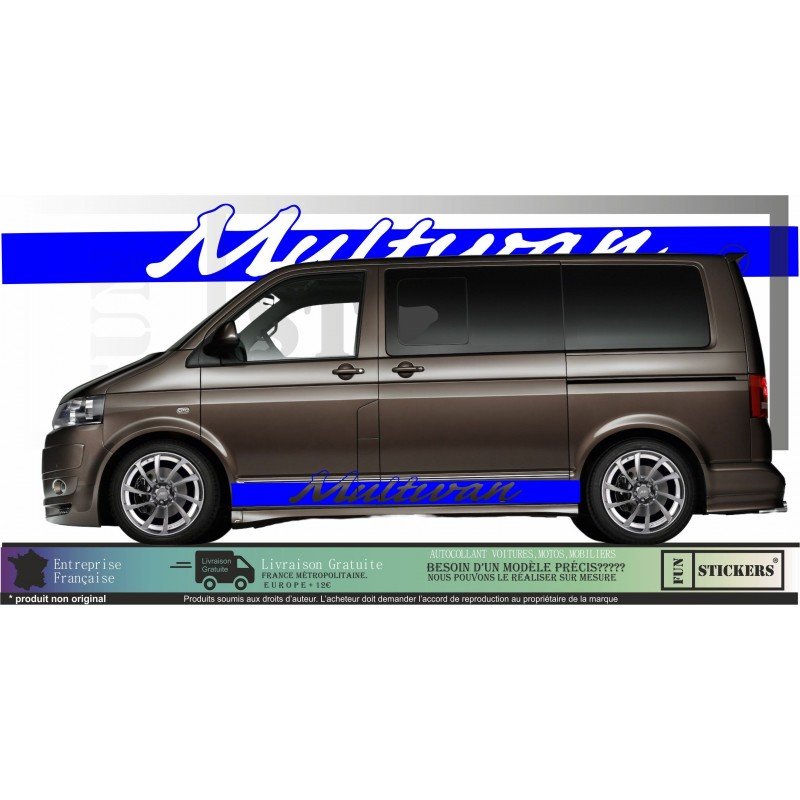 VW Transporter T5 T6 stickers lateraux Multivan bandes Fun Stickers