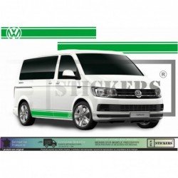 VW Transporter kit sticker bandes laterales decoratives stripes Fun Stickers