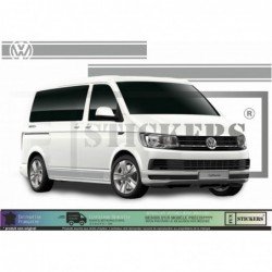 VW Transporter kit sticker bandes laterales decoratives stripes Fun Stickers