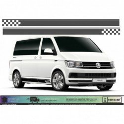 VW Transporter T4 T5 T6 Van kit decoration damier tuning Fun Stickers