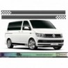 Van Damier Volkswagen T4 T5 T6 Kit Décoration- Tuning Sticker Autocollant Graphic Decals