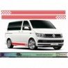 VW Transporter T4 T5 T6 Van kit decoration damier tuning Fun Stickers
