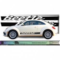 Volkswagen New Beetle Bandes latérales - Tuning Sticker Autocollant Graphic Decals