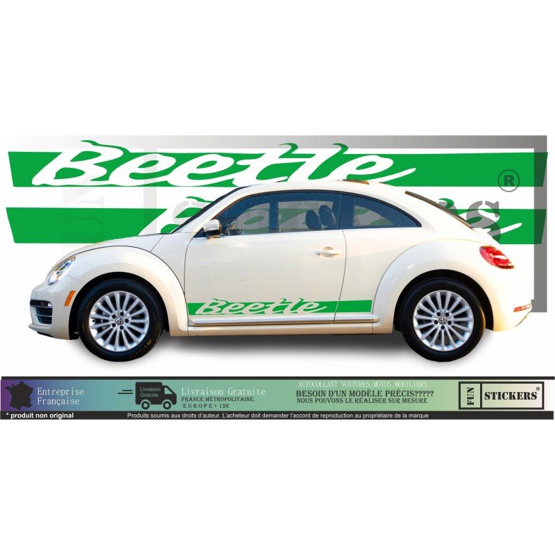 VW Coccinelle bandes laterales Beetle kit stripping autocollant Fun Stickers