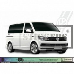 VW Transporter T3 T4 T5 T6 bande capot logo VW autocollant Fun Stickers