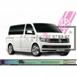 VW Transporter T3 T4 T5 T6 bande capot logo VW autocollant Fun Stickers