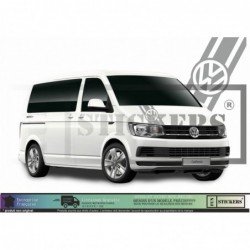 VW Transporter T3 T4 T5 T6 bande capot logo VW autocollant Fun Stickers