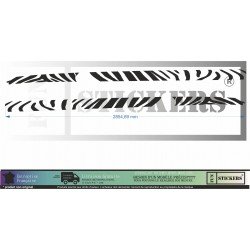 Renault Twingo 3 kit stickers Zebre Racing look unique Fun Stickers