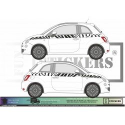 Renault Twingo 3 kit stickers Zebre Racing look unique Fun Stickers