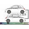 Renault Twingo 3 kit stickers Zebre Racing look unique Fun Stickers