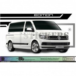 Volkswagen Transporter T4 T5 T6 Side Strips Logo Sticker