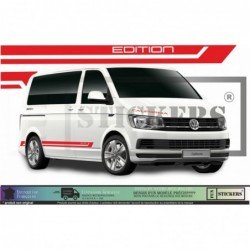VW Transporter stickers bandes laterales Edition serie limitee autocollant Fun Stickers