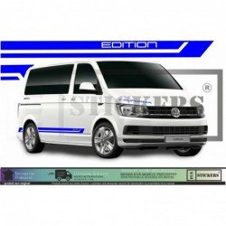 VW Transporter stickers bandes laterales Edition serie limitee autocollant Fun Stickers