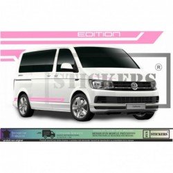 VW Transporter stickers bandes laterales Edition serie limitee autocollant Fun Stickers