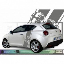 Alfa Romeo kit bandes laterales logo Serpent et Croix Fun Stickers