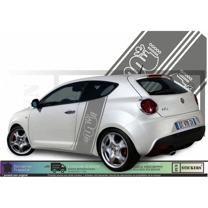 Side strips Alfa romeo Kit sticker sticker